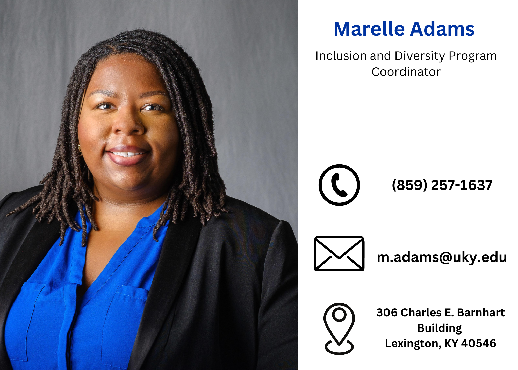 meet the team - Marelle Adams - Program Coordinator 